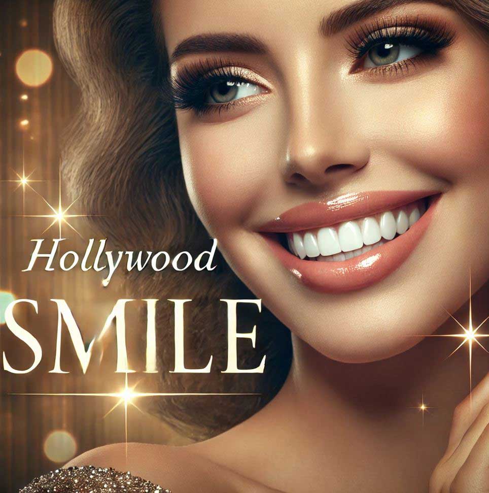 Hollywood Smile with Composite Veneers